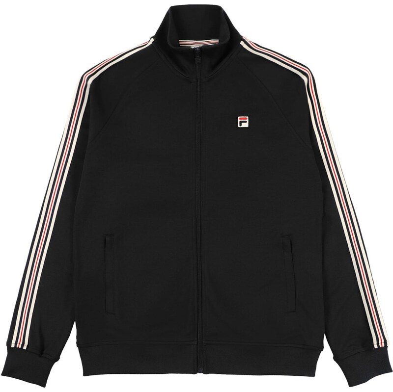 FILA Tepláková bunda Biella červená / čierna / biela 65460803