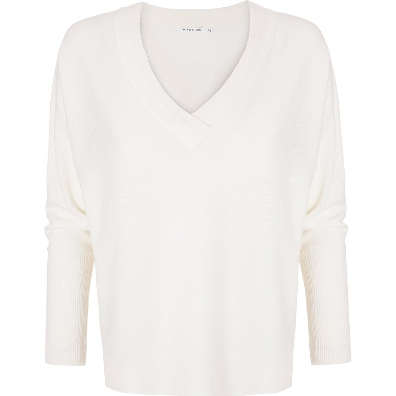 TATUUM Sveter Ponno šedobiela 65662638