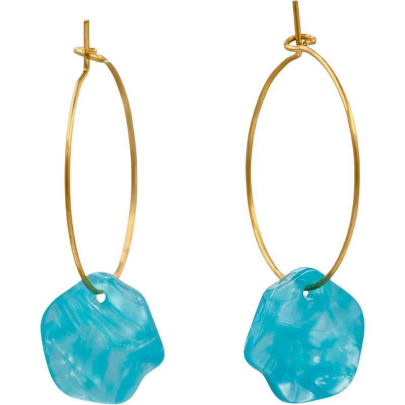 Fräulein Wunder Náušnice Alice modrá 65889994