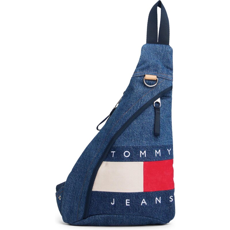 Tommy Jeans Taška cez rameno námornícka modrá / modrá denim / červená 65365682