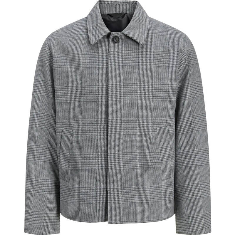 JACK & JONES Prechodná bunda JJEHARRIS antracitová / biela 65663937
