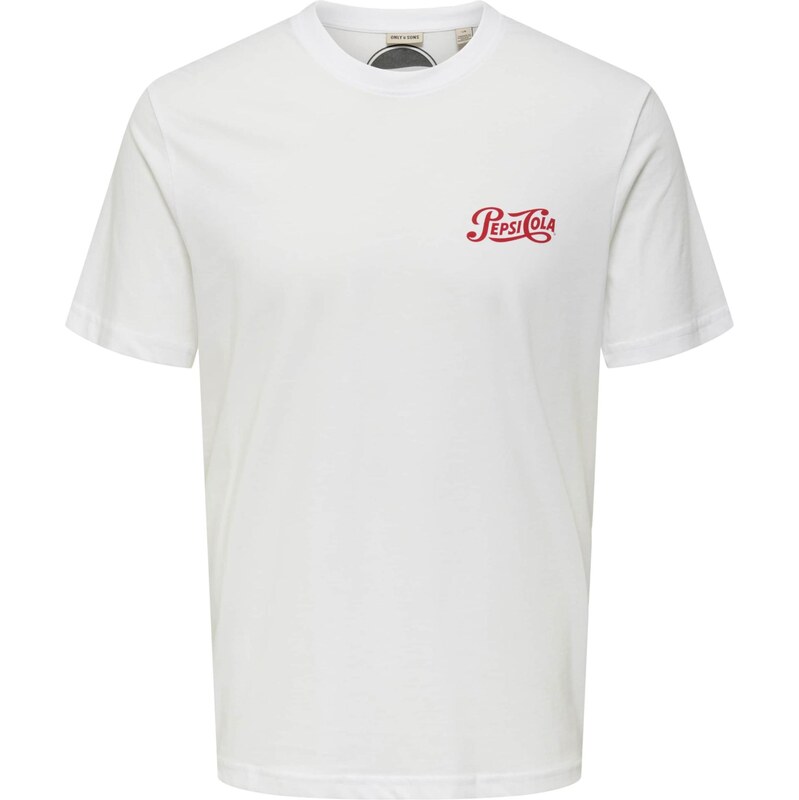 Only & Sons Tričko ONSPEPSI tmavomodrá / tmavočervená / čierna / biela 65365704