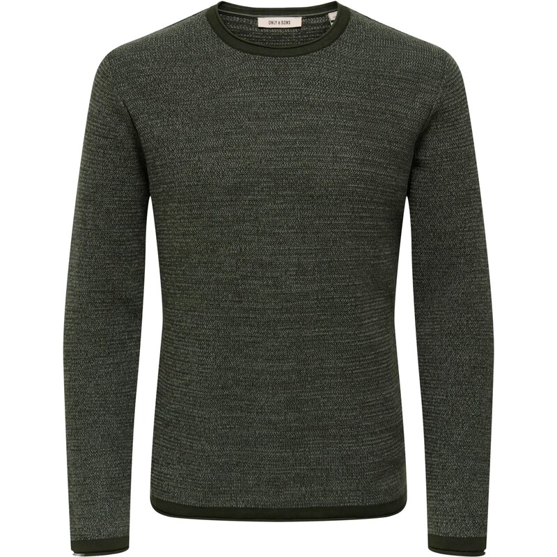 Only & Sons Sveter ONSERIC zelená melírovaná 65861805