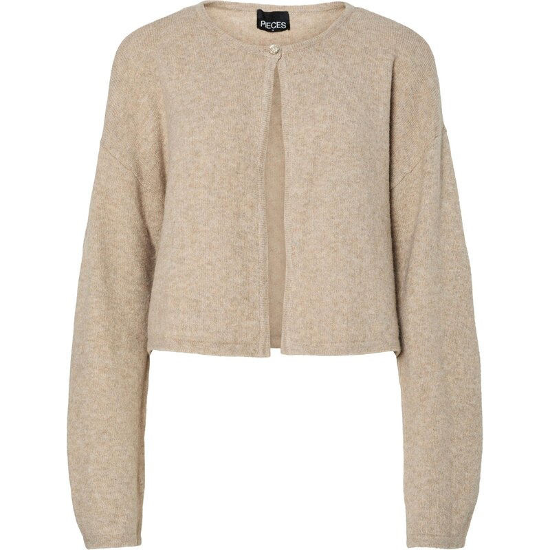 PIECES Kardigán PCMARCELLO sivobéžová 65663959