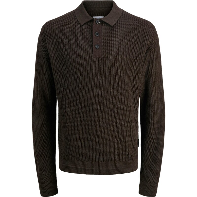 JACK & JONES Sveter JJKAITO tmavohnedá 65663964