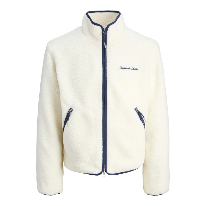 JACK & JONES Zimná bunda JORNORREBRO tmavomodrá / šedobiela 65663998