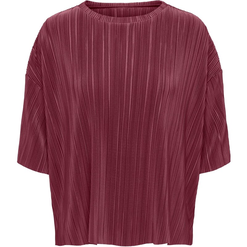 ONLY Tričko ONLRAVENNA farba lesného ovocia 65967113