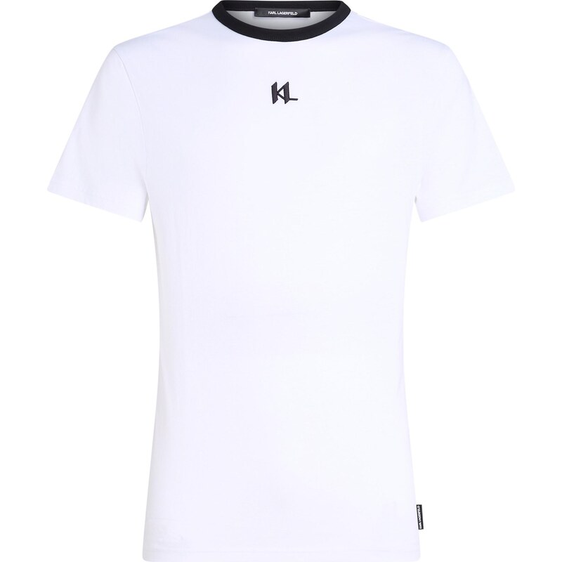 Karl Lagerfeld Tričko čierna / biela 65365805