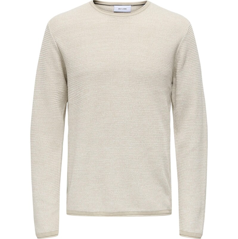 Only & Sons Sveter SERIC slonová kosť 65861816