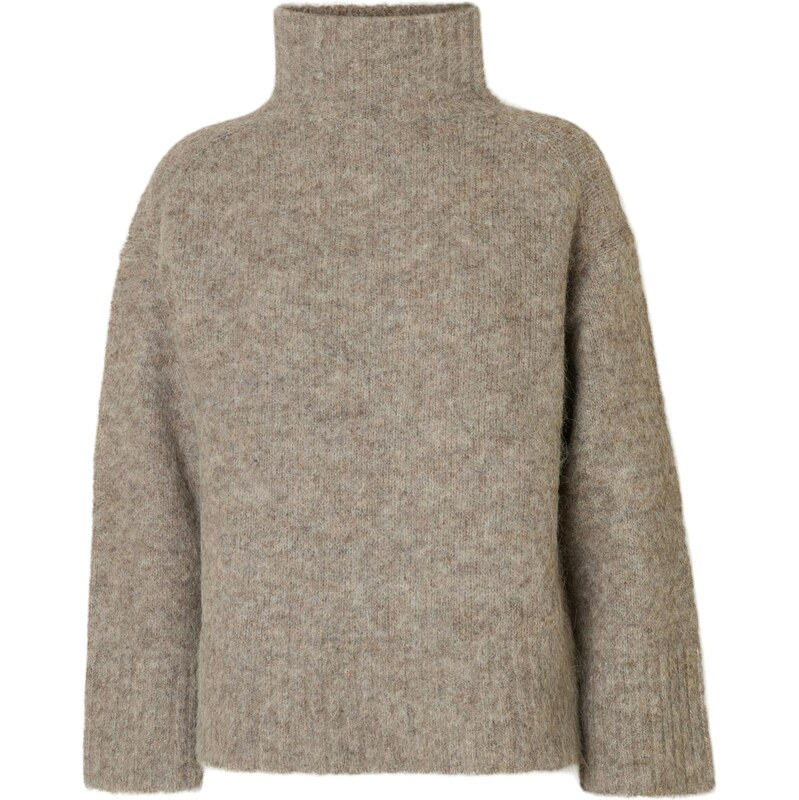 SELECTED Sveter SLFGabriella tmavošedá 66009256