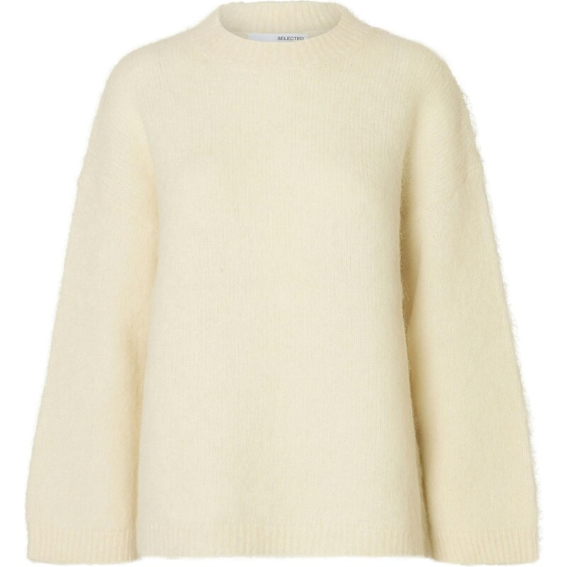 SELECTED Oversize sveter SLFGabriella krémová 66009261