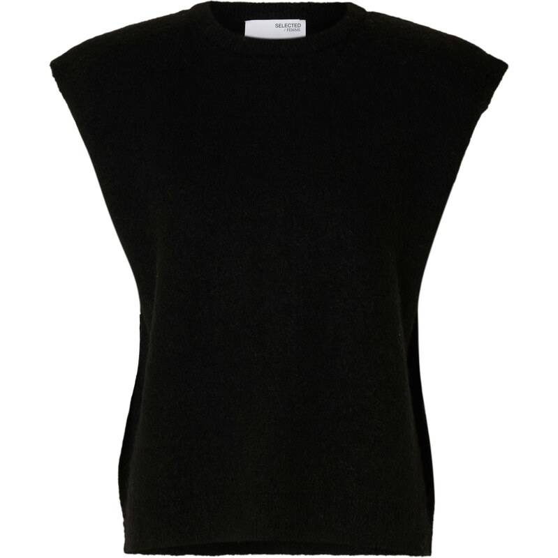 SELECTED Sveter SLFLULU čierna 66009367