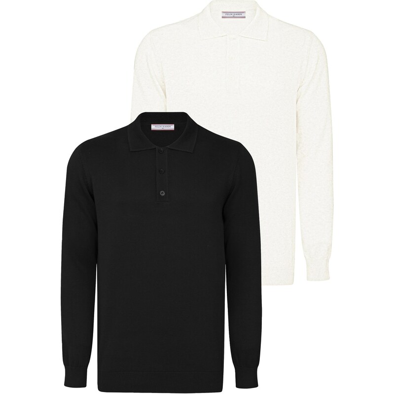 Felix Hardy Sveter čierna / biela 65659929