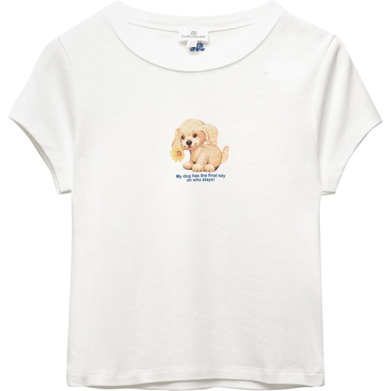 Pull&Bear Tričko PACIFIC béžová / modrá / biela 65890067