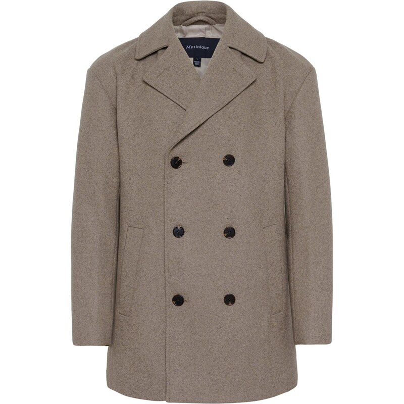 Matinique Prechodný kabát Burnley tmavošedá 66074402