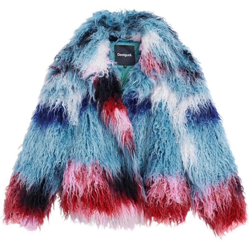 Desigual Prechodná bunda modrá / tmavomodrá / červená 65884125