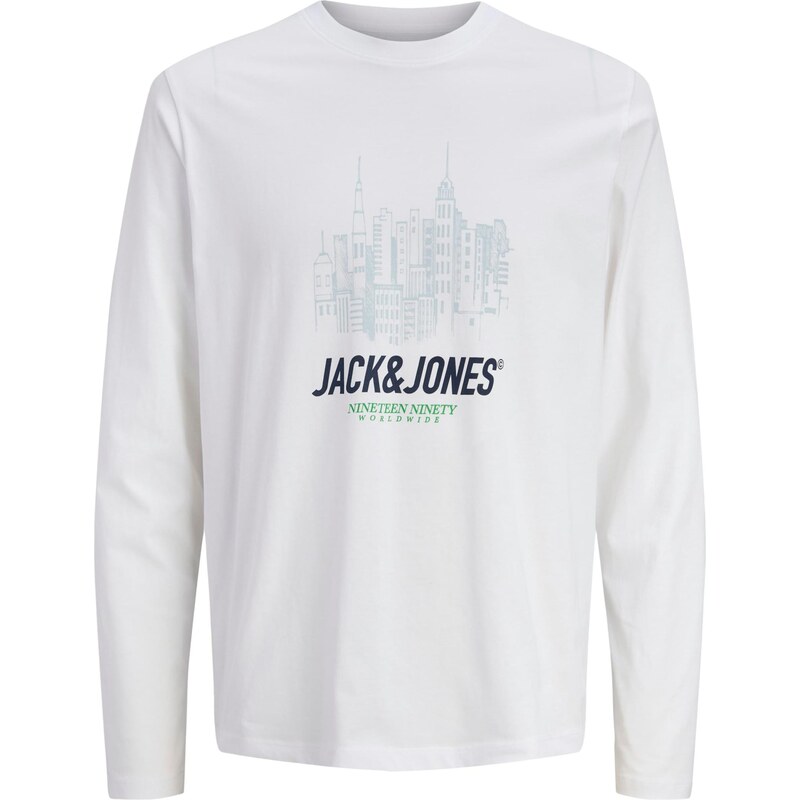 JACK & JONES Tričko JORYORK svetlomodrá / tmavomodrá / svetlozelená / 65373000