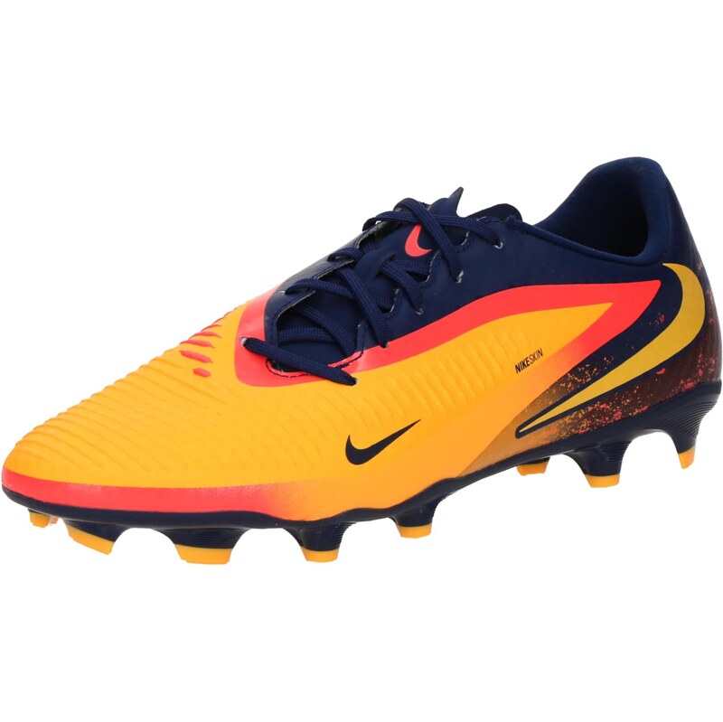 NIKE Kopačky Phantom 6 námornícka modrá / žltá / neónovo oranžová 65922348