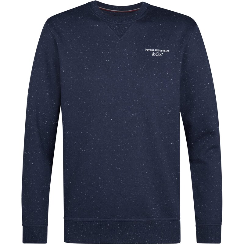 Petrol Industries Mikina námornícka modrá / biela 65893168