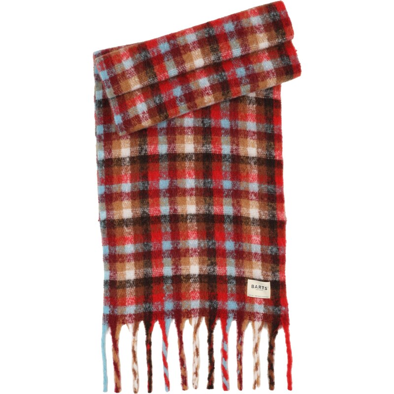 Barts Šál svetlomodrá / hnedá / tmavohnedá / červená 65373188