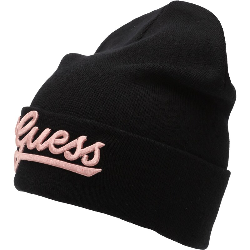 GUESS Čiapky BEANIE rosé / čierna 65373197
