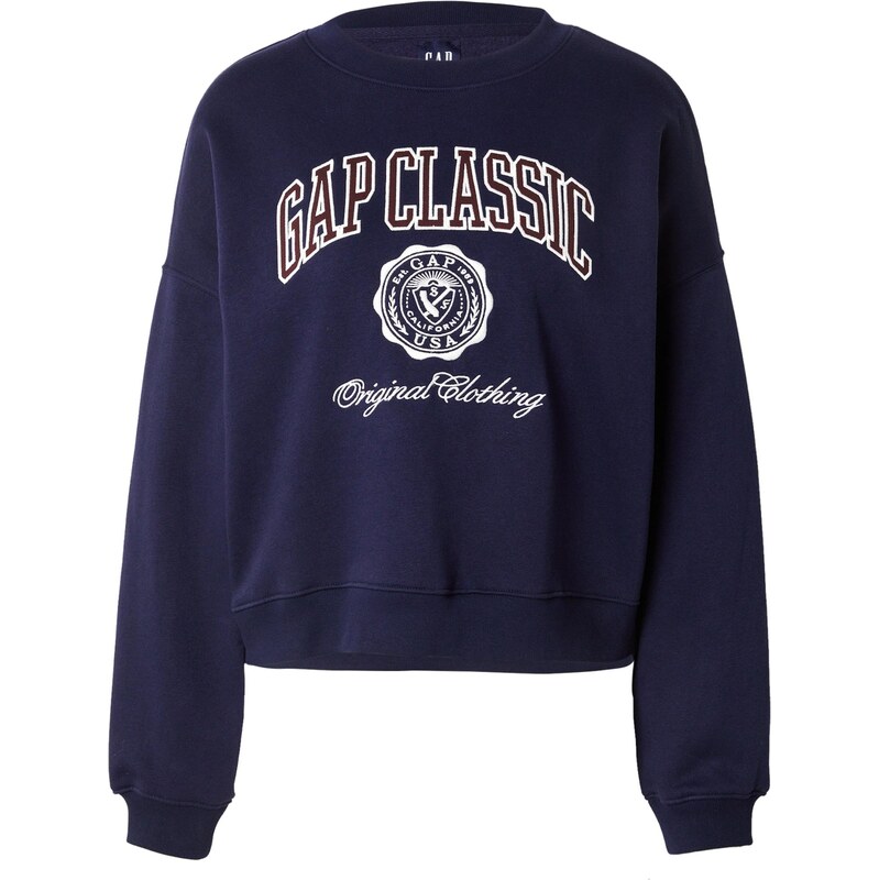 GAP Mikina námornícka modrá / tmavohnedá / biela 65774060