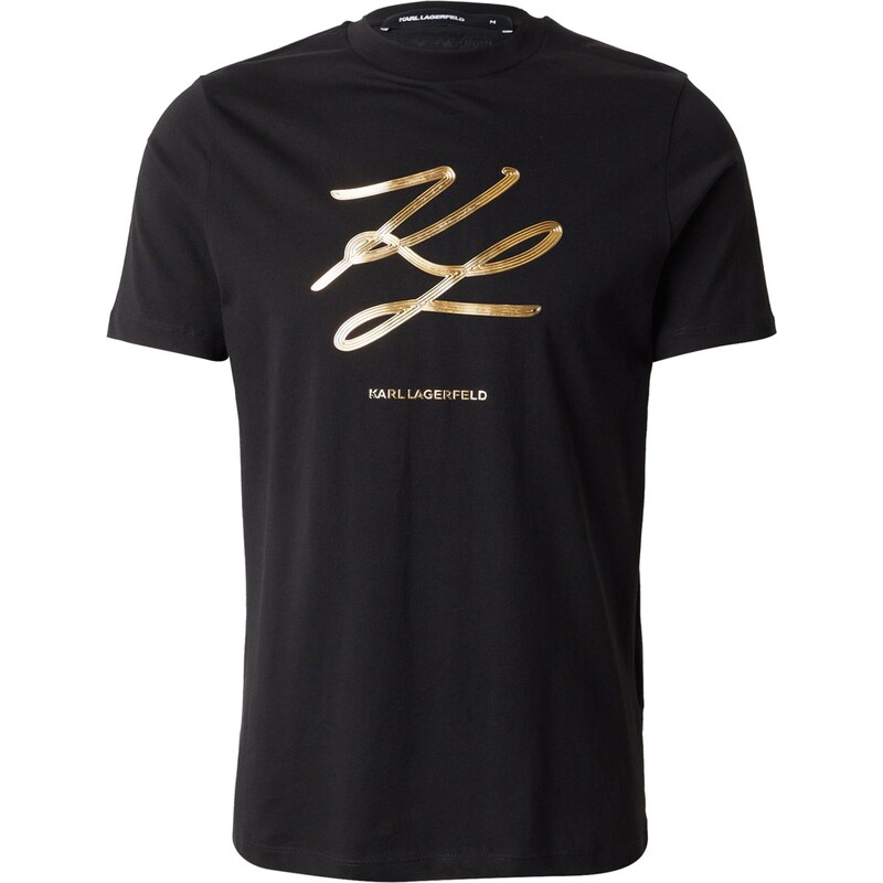Karl Lagerfeld Tričko zlatá / čierna 65373231