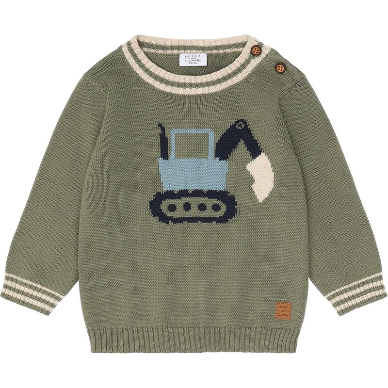 Hust & Claire Sveter Pilou béžová / svetlomodrá / zelená / čierna 65844085