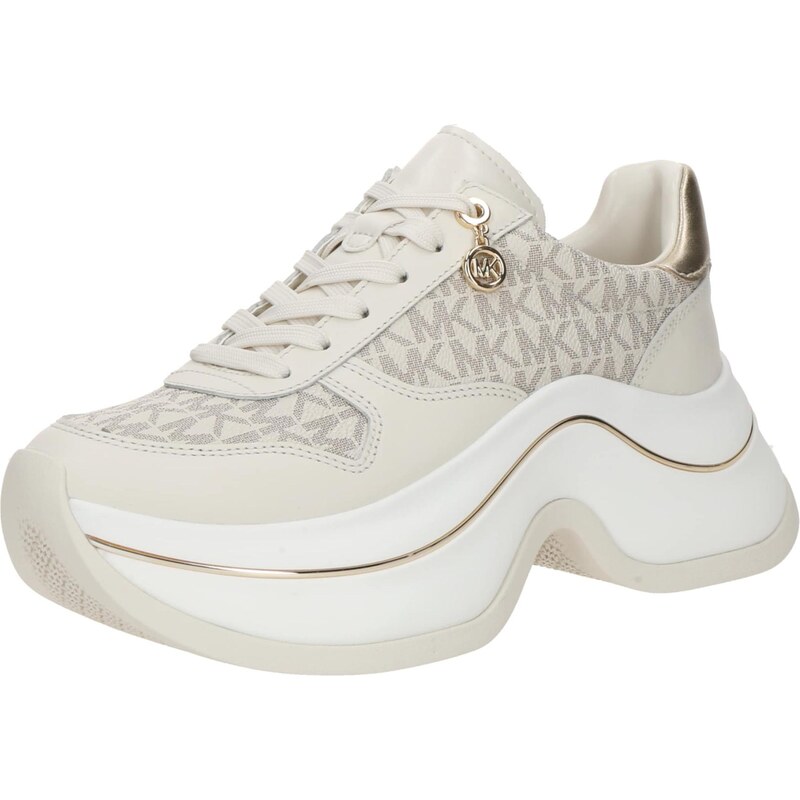 MICHAEL Michael Kors Nízke tenisky ARLA krémová / tmavošedá 65373211