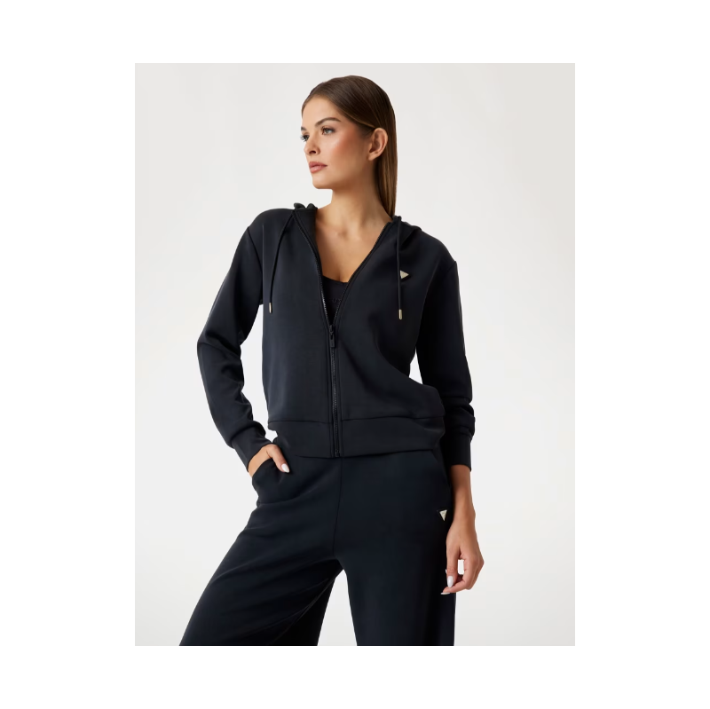 Guess Olympe Full Zip Hoodie BLACK 61242346