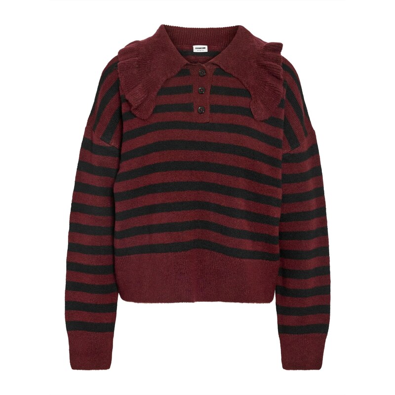 Noisy may Sveter NMBROOKE farba lesného ovocia / čierna 65853303