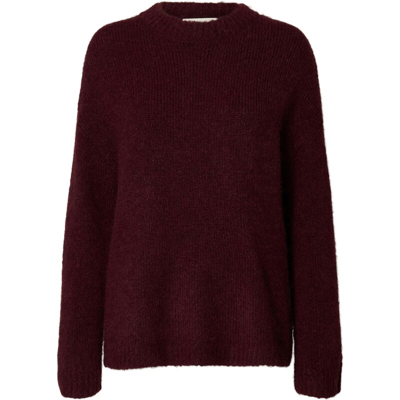 SELECTED Oversize sveter SLFGabriella baklažánová 66009259