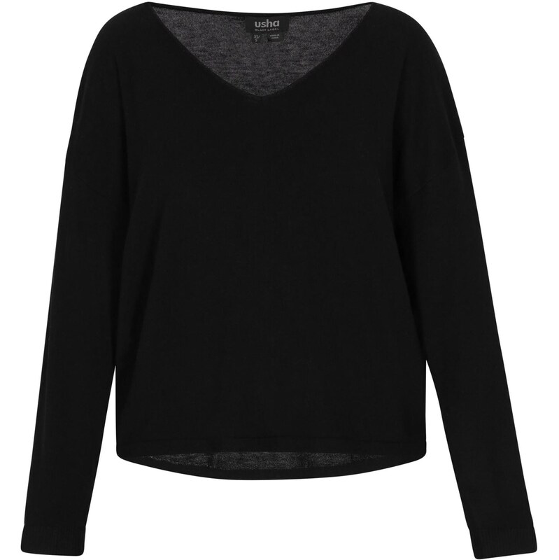 usha BLACK LABEL Sveter čierna 65884597