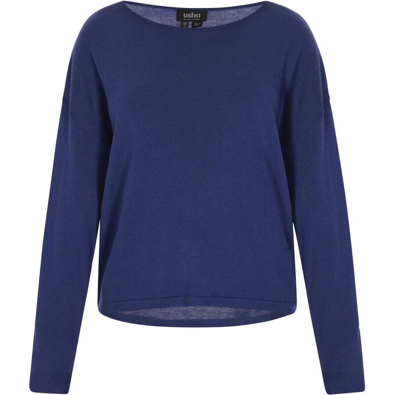 usha BLACK LABEL Sveter námornícka modrá 65884600