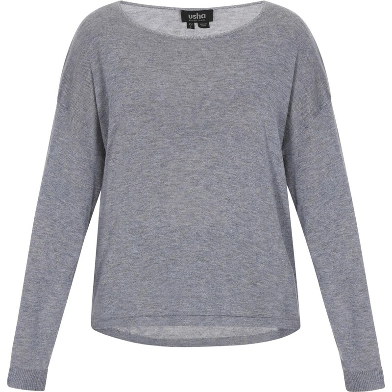 usha BLACK LABEL Sveter sivá 65884579