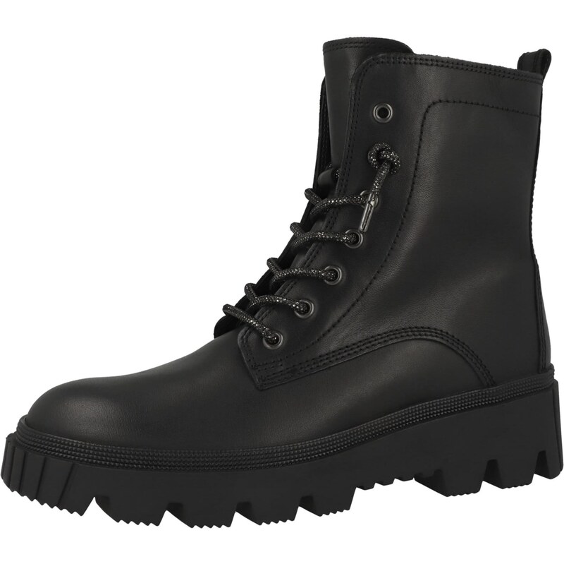 GABOR Šnurovacie členkové čižmy čierna 65889193