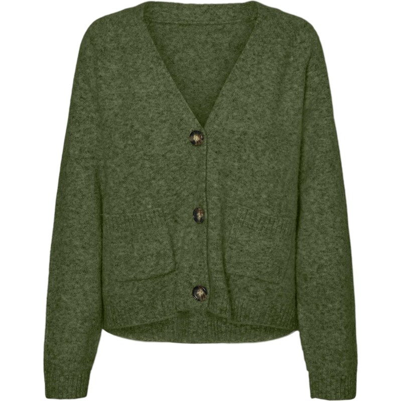 VERO MODA Kardigán VMBOOM tmavozelená 65890597