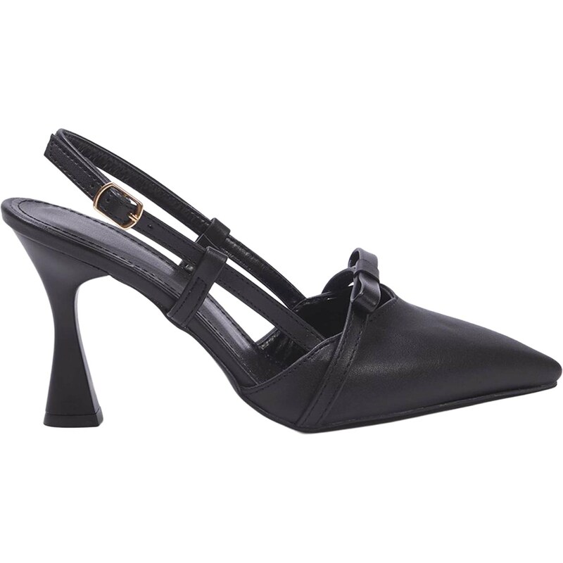 Trendyol Lodičky s otvorenou pätou čierna 65892690