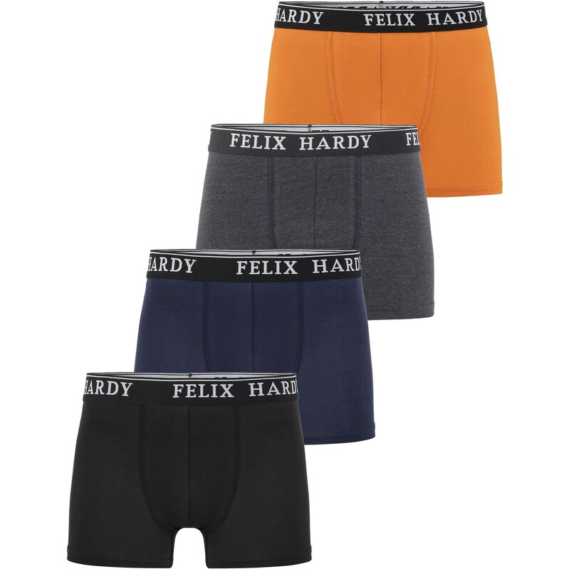 Felix Hardy Boxerky sivá / oranžová / čierna 65664315
