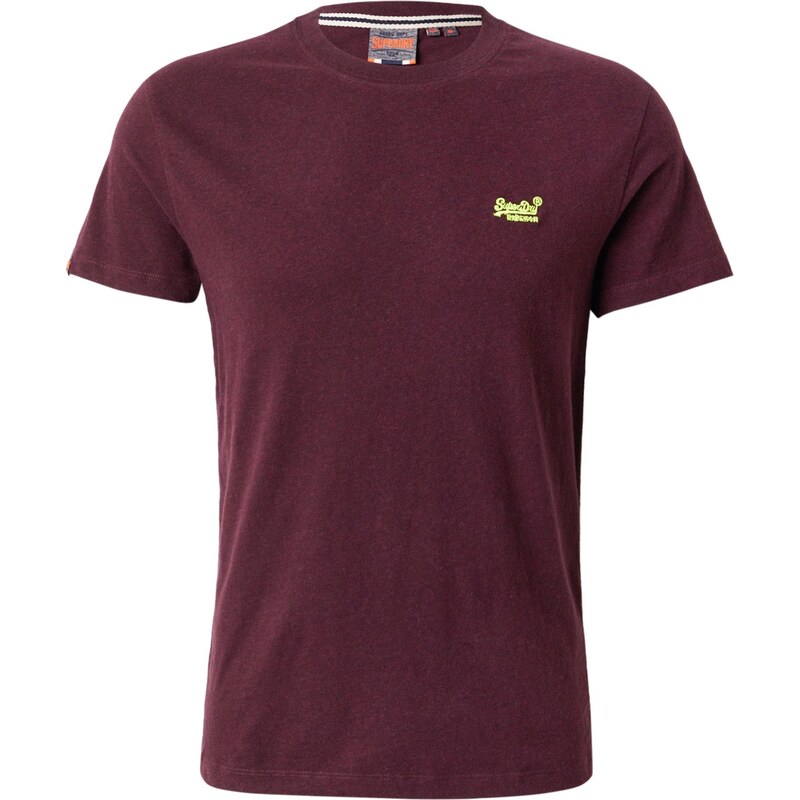 Superdry & Co Tričko Essential limetová / bordová 66007657