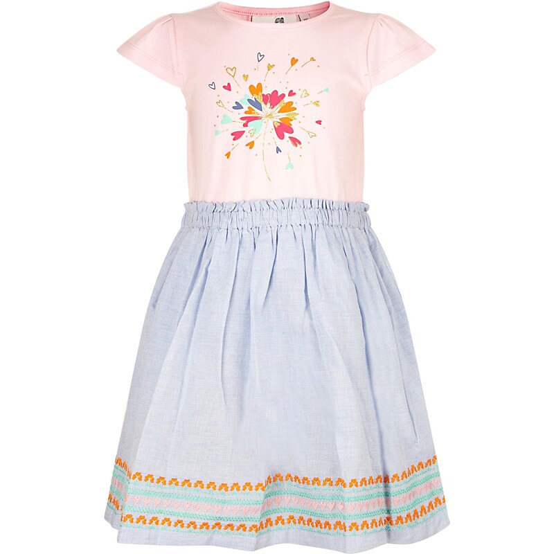 happy girls Šaty tyrkysová / nebesky modrá / oranžová / ružová 65881733