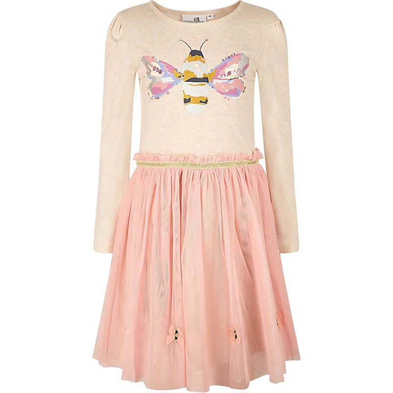 happy girls Šaty svetlobéžová / zlatá / staroružová / strieborná 65889762