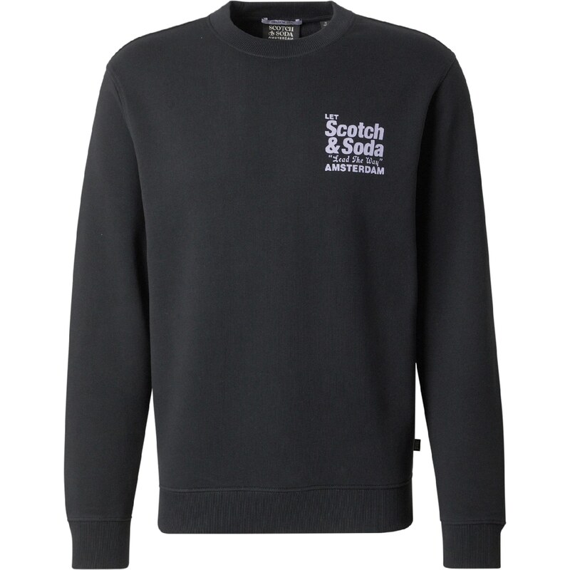 SCOTCH & SODA Mikina levanduľová / čierna 65892675
