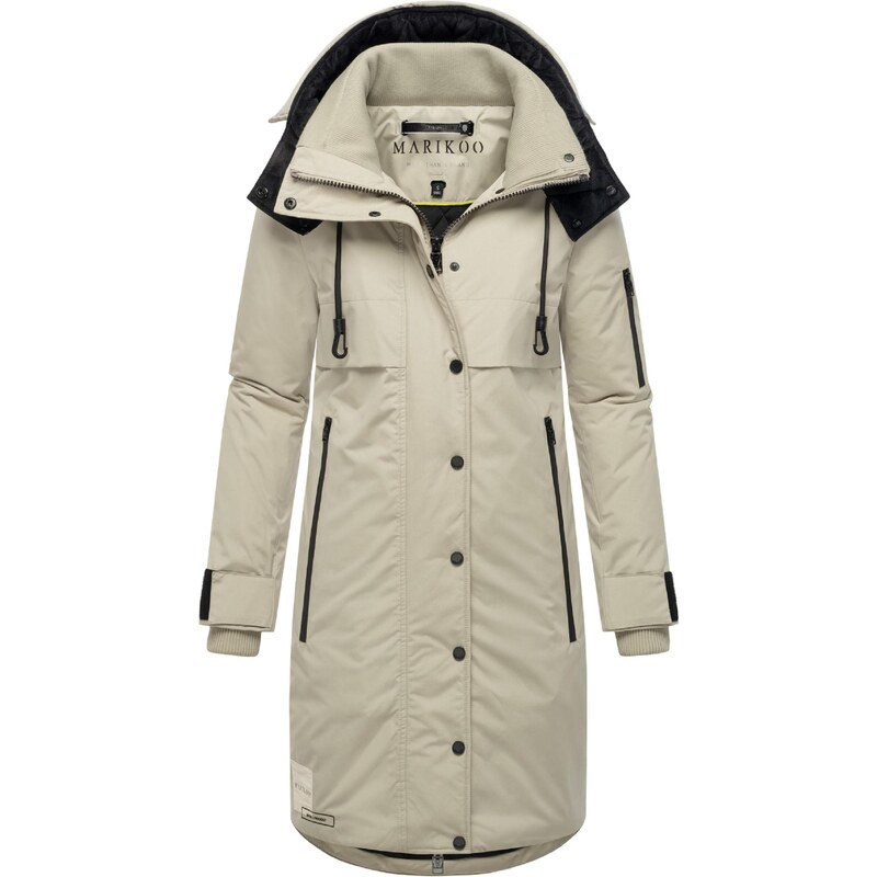 MARIKOO Zimný kabát Anoukaa 16 sivobéžová 65879791