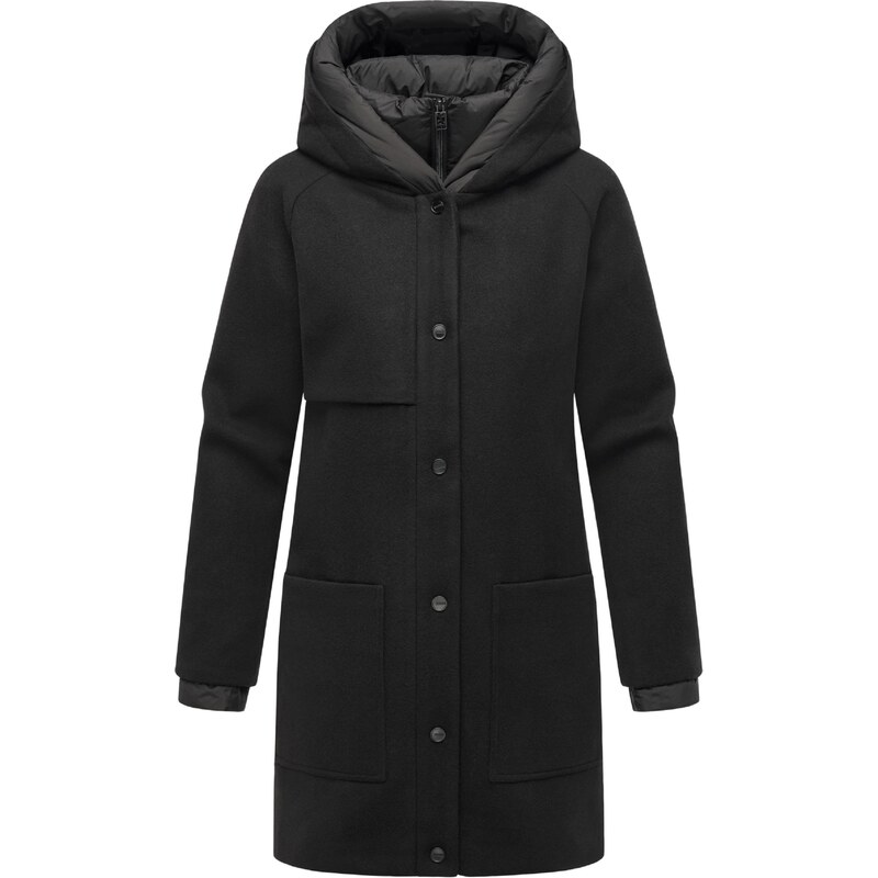 NAVAHOO Zimný kabát Flauschwunder 14 čierna 65694219