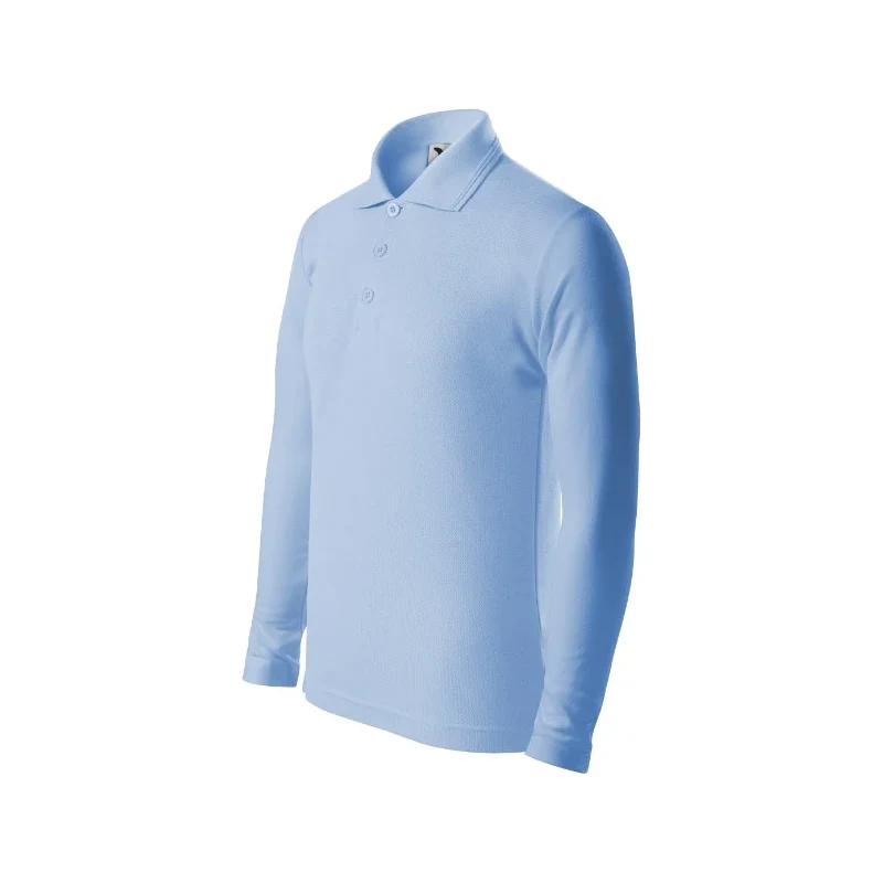 MALFINI, a.s. Detská polokošeľa Pique Polo LS sky blue 67779843