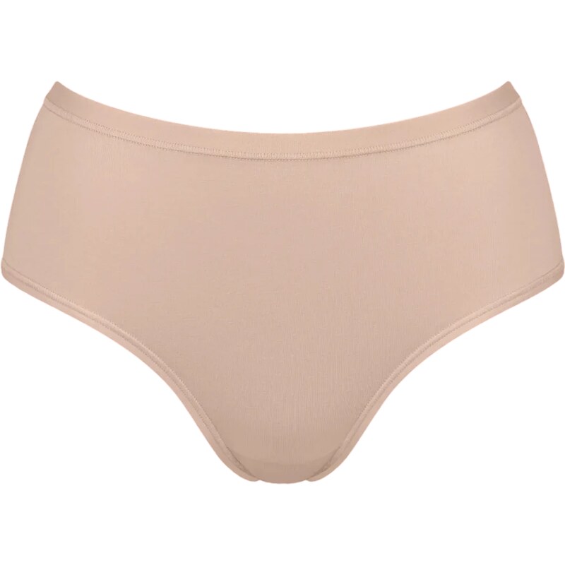 Dámske bavlnené midi nohavičky GO Daily - BROWN - Body 00LZ - SLOGGI 67824200