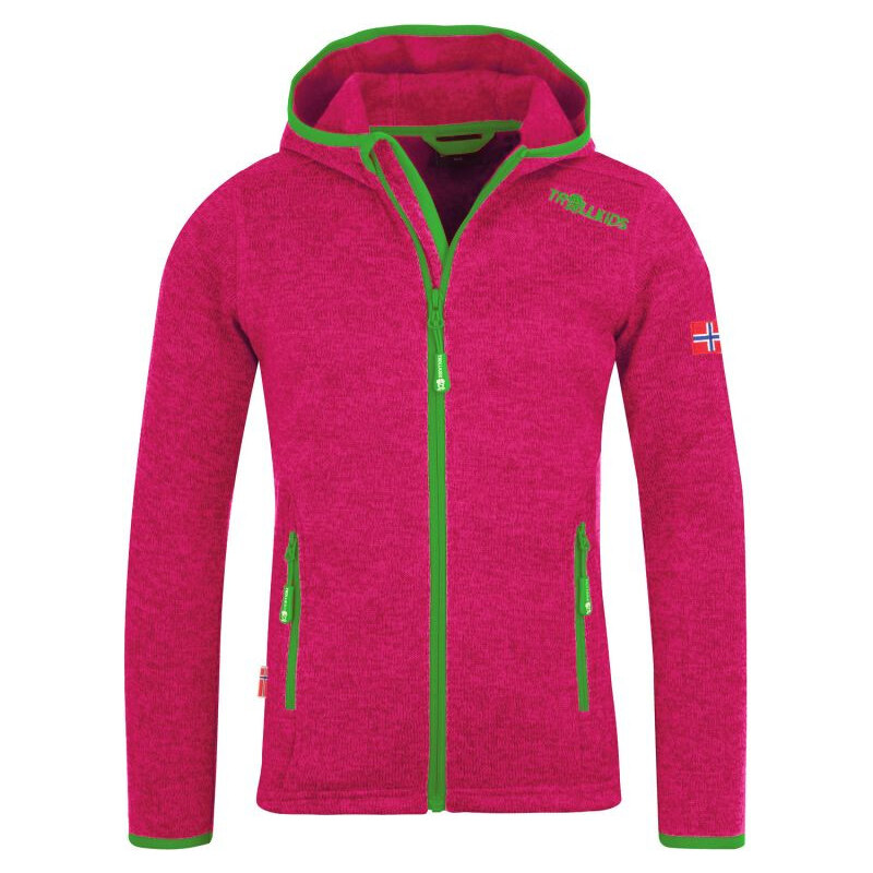 Trollkids Dievčenská fleecová bunda Jondalen Jacket XT Jr 221-213 65553887
