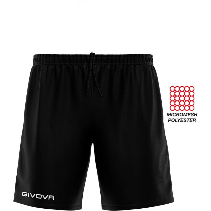 Pánske/chlapčenské športové šortky GIVOVA One Black 65448251