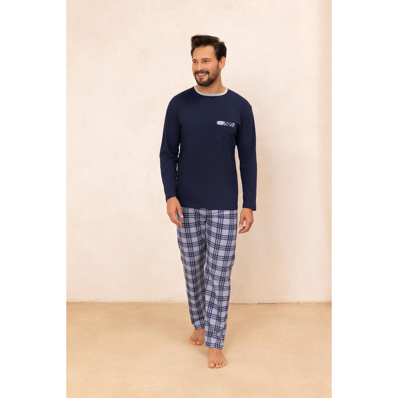 Regina 488 long/r M-XL Z25/26 pánske pyžamo 65448661